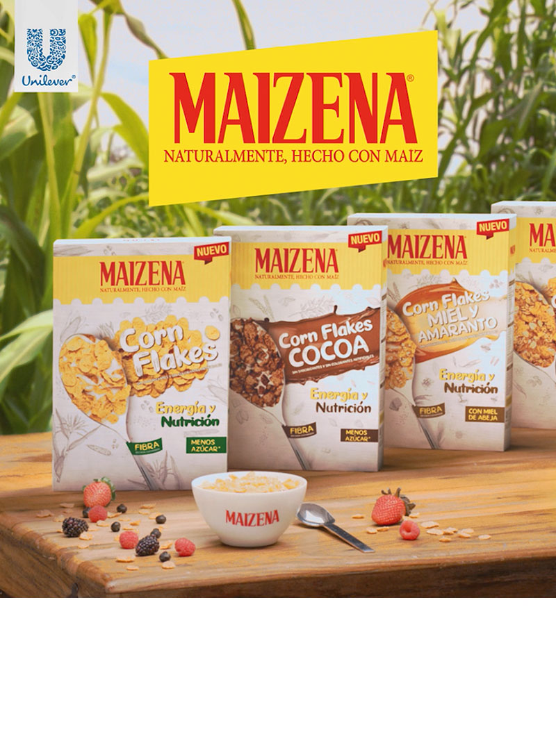 Nueva línea de cereales Maizena